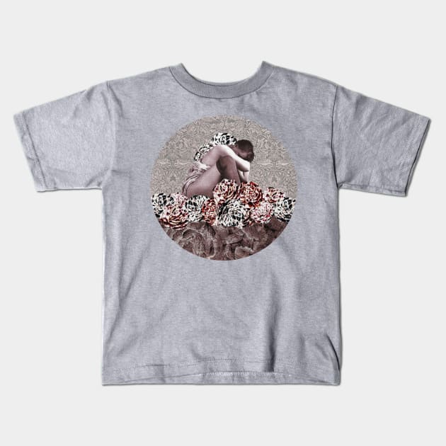 Crying in Carnations II Kids T-Shirt by ariel161